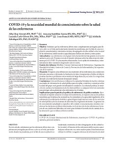COVID-19 y la necesidad mundial de conocimiento sobre la salud de las enfermeras