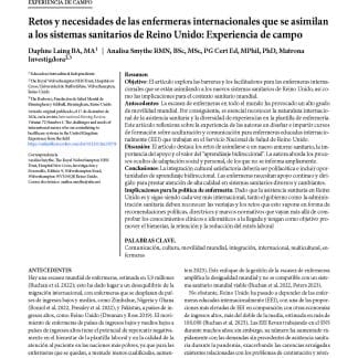 Angustia de la víctima secundaria, apoyo organizativo, colaboración interprofesional y crecimiento postraumático en enfermeras